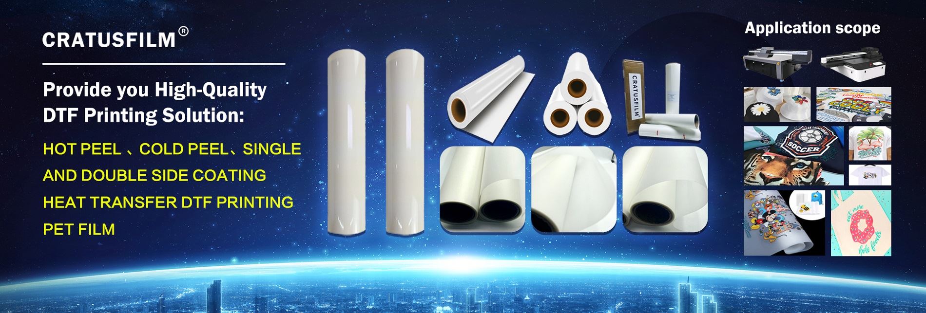 Thermally curable release film is a kind of release film which is made by coating the surface of PET film with methyl silicone oil as release agent and then curing at high temperature. It can be divided into single-side and double-side release membranes.